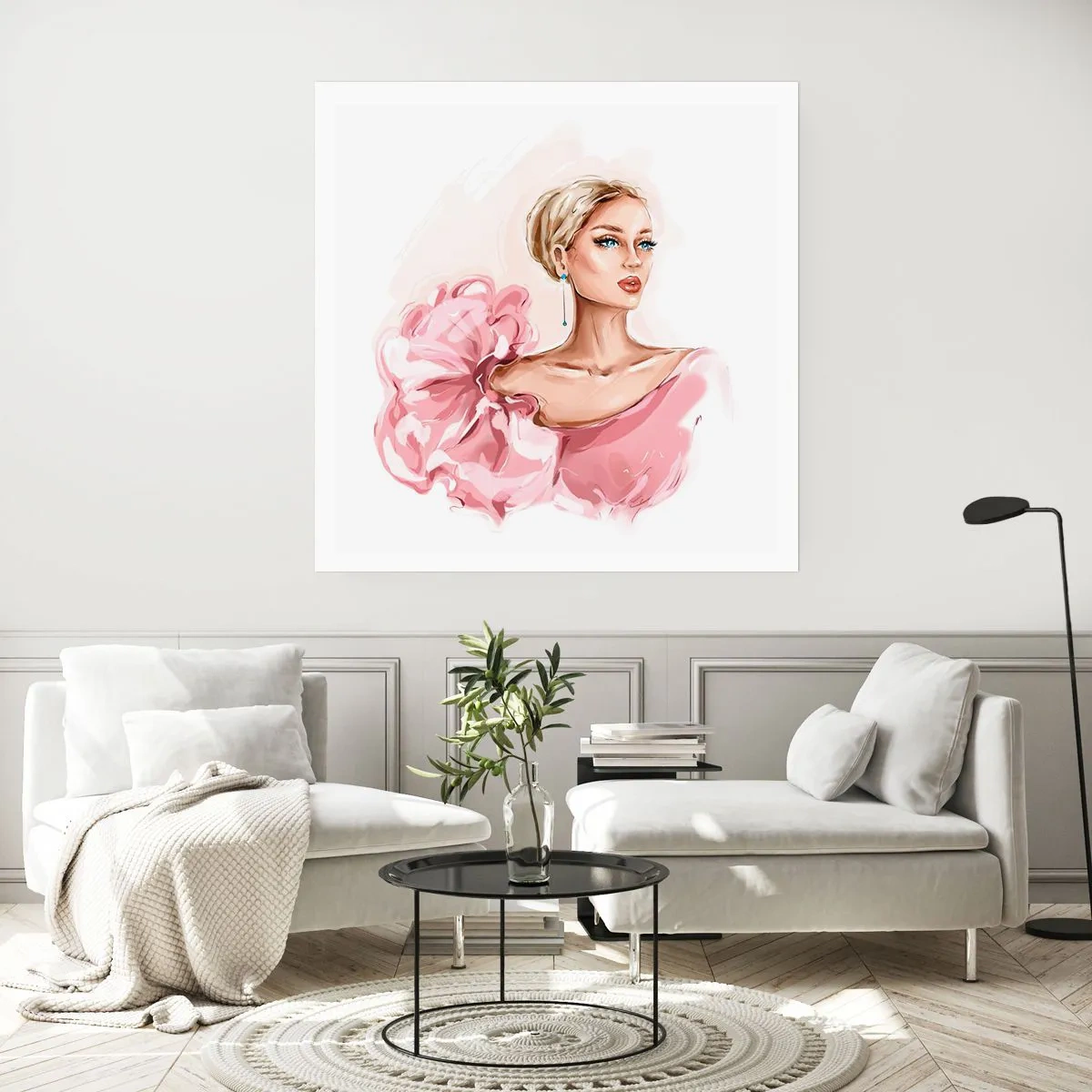 Affiche - Poster - Comme peinte... - 40x40 cm