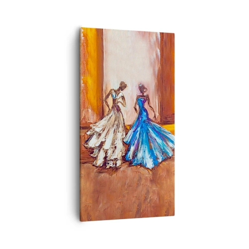 Impression sur toile - Image sur toile - Un duo reconnaissant - 55x100 cm