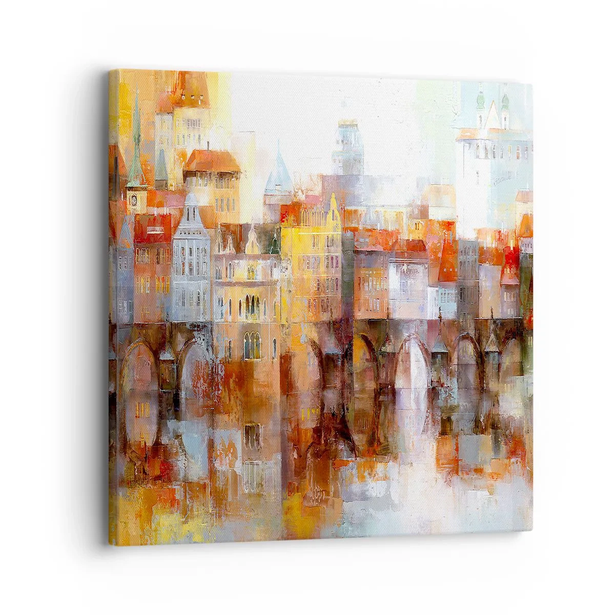 Impression sur toile - Image sur toile - C'est aussi beau sous le pont - 30x30 cm