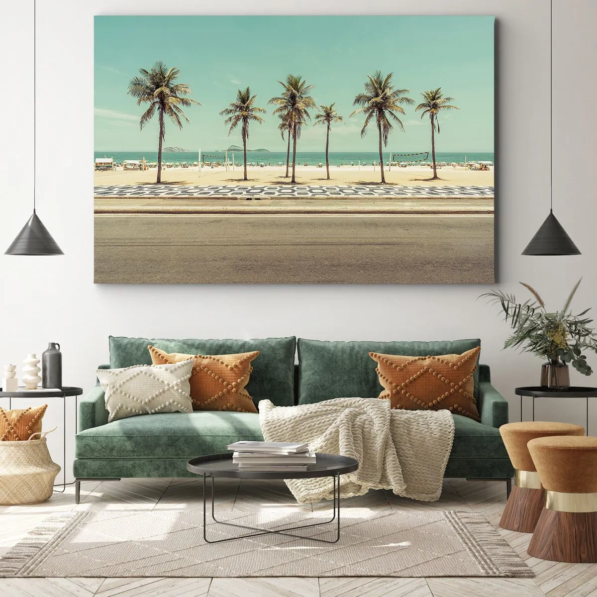 Impression sur toile - Image sur toile - Gardien de plage - 70x50 cm