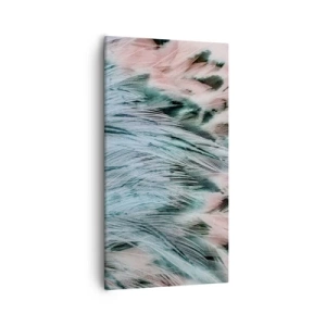 Impression sur toile - Image sur toile - Duvet rose saphir - 55x100 cm