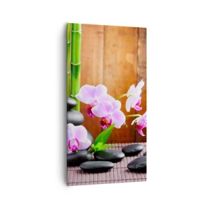 Impression sur toile - Image sur toile - Rencontrez les plaisirs de l'est - 55x100 cm