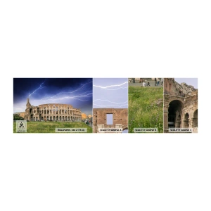 Échantillon de Papier Peint Autocollant Deluxe Sticker - Arène de combat - Architecture, Rome, Colisée - 100x30 cm