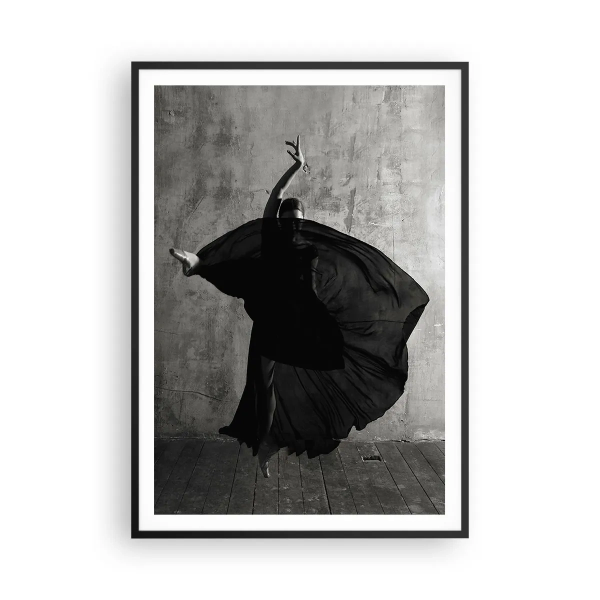 Affiche dans un cadre noir - Poster - Pas plein de passion - 70x100 cm