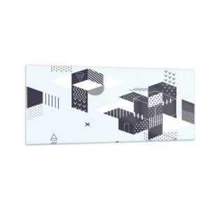 Impression sur verre - Image sur verre - Dans l'âme d'un mathématicien - 100x40 cm