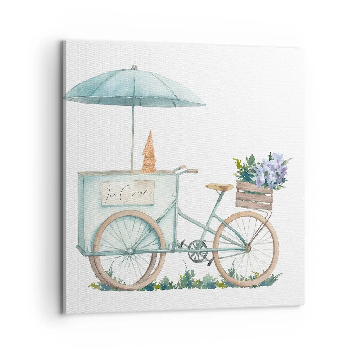 Impression sur toile - Image sur toile - Doux souvenir d'été - 60x60 cm