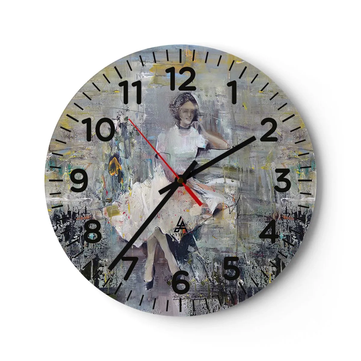 Horloge murale - Pendule murale - Classique et moderne - 30x30 cm