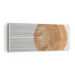 Impression sur toile - Image sur toile - Composition solaire - 100x40 cm