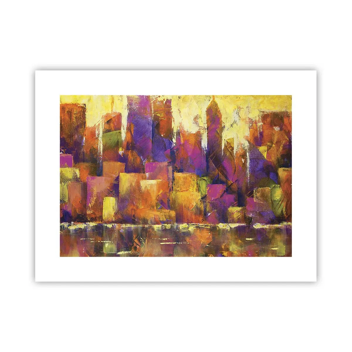 Affiche - Poster - Composition métropolitaine - 40x30 cm