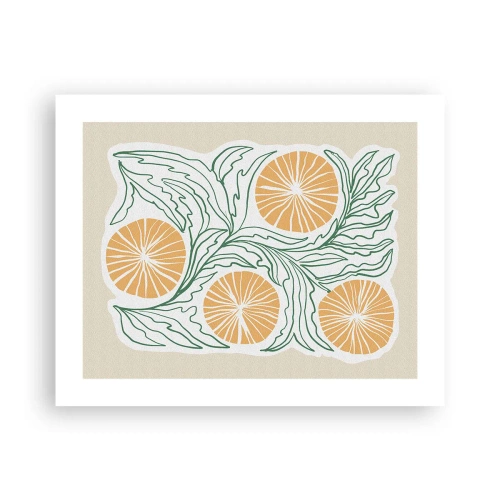 Affiche - Poster - Ethnique avec une pointe d'abstraction - 50x40 cm