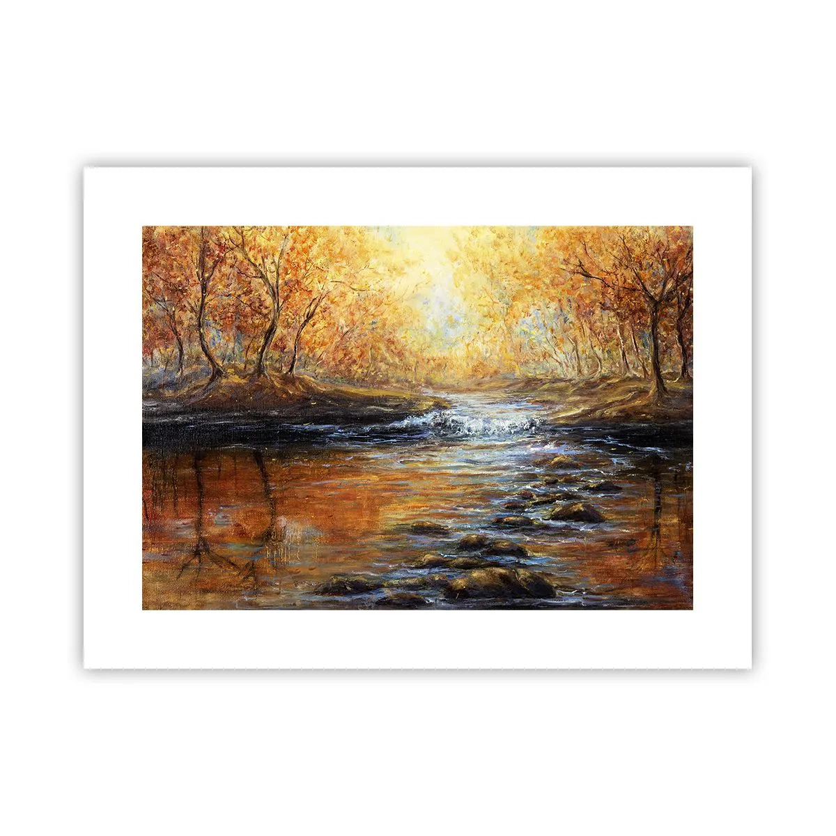 Affiche - Poster - Le ruisseau d'or - 40x30 cm