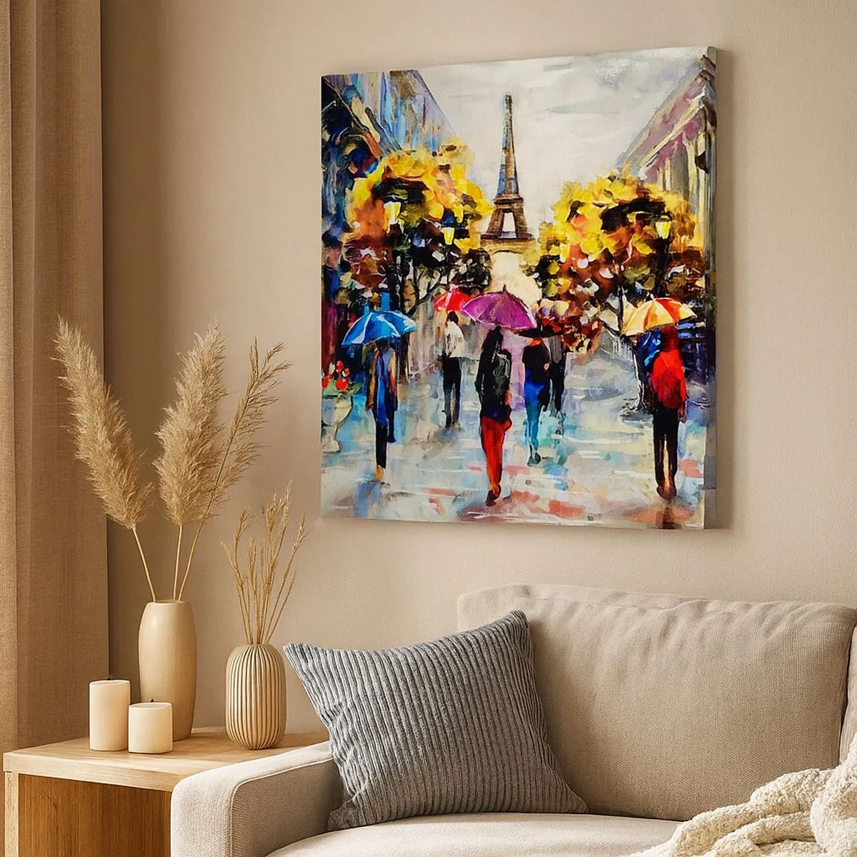 Impression sur toile - Image sur toile - Particulièrement beau en automne - 30x30 cm