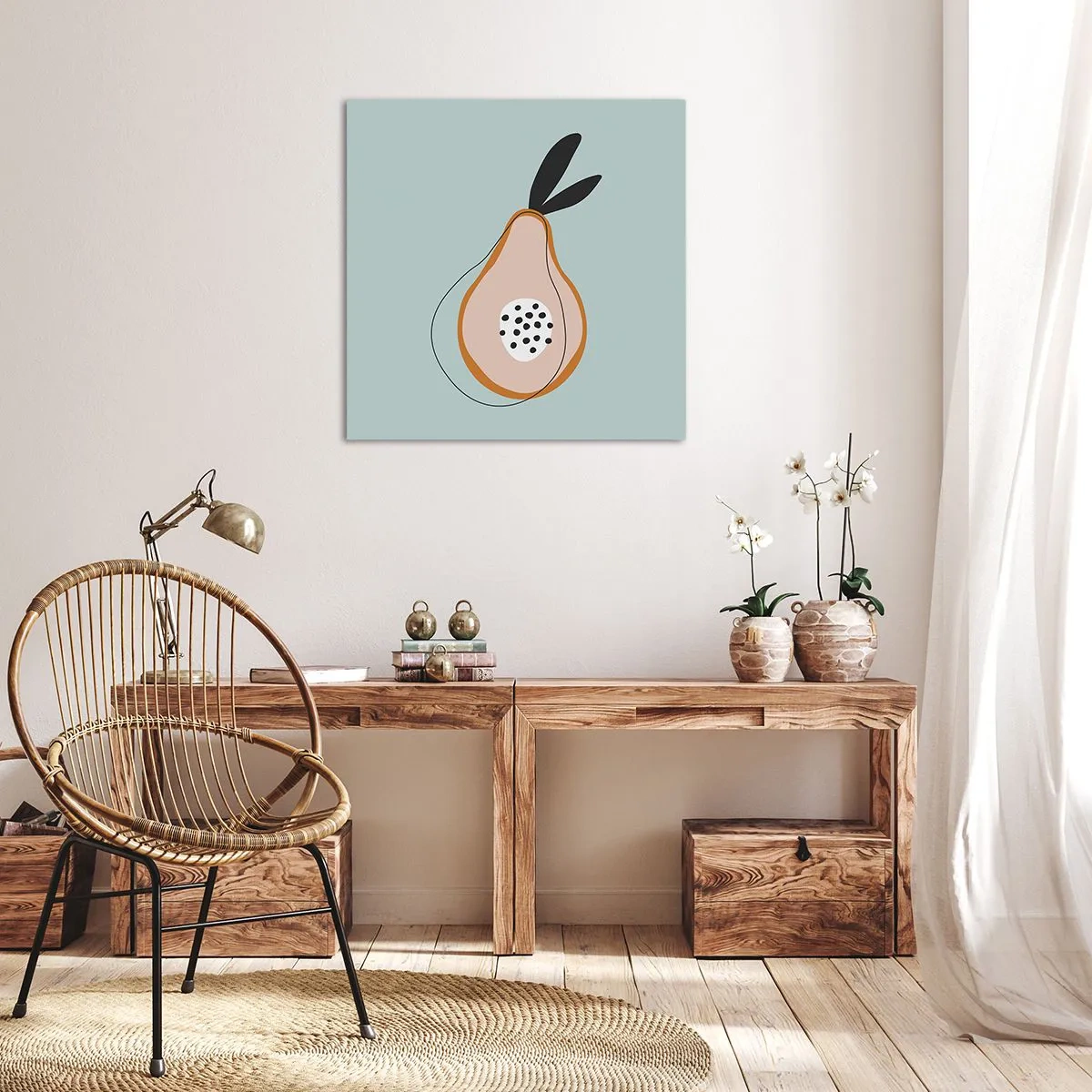 Impression sur toile - Image sur toile - Pénétrer la nature des choses - 60x60 cm