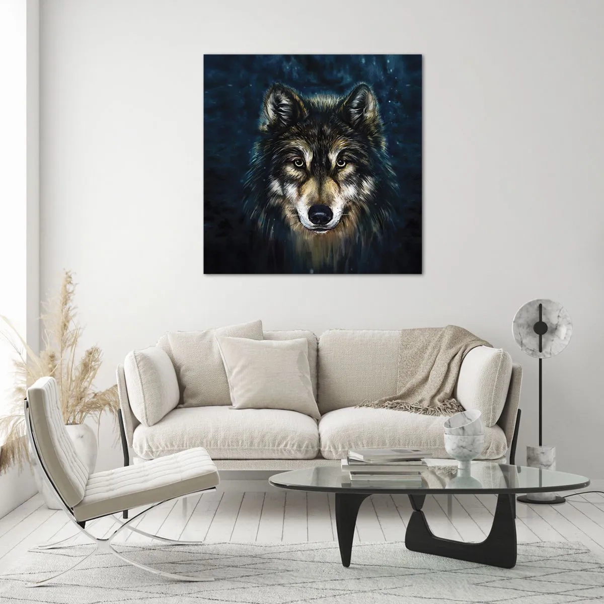 Impression sur verre - Image sur verre - Alpha? Et oméga - 50x50 cm