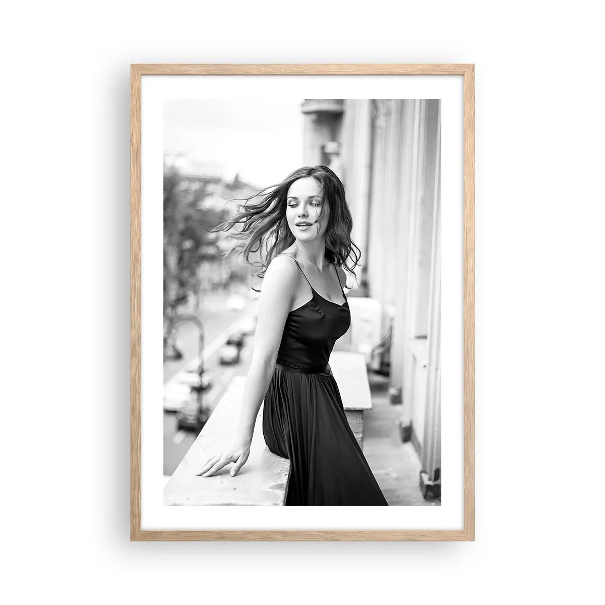 Affiche dans un chêne clair - Poster - Certainement un Parisien - 50x70 cm