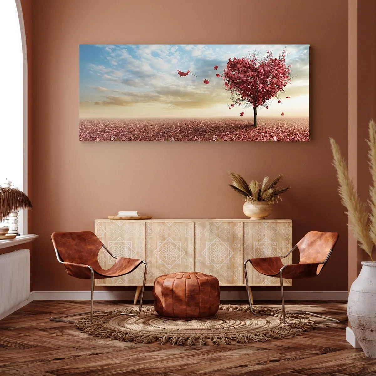 Impression sur toile - Image sur toile - Vous allez aussi aimer l'automne - 100x40 cm