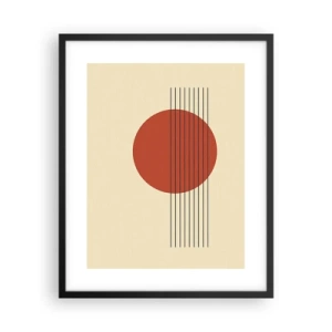 Affiche dans un cadre noir - Poster - Aux alentours et plus loin - 40x50 cm