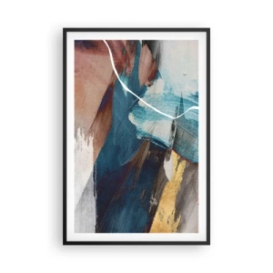 Affiche dans un cadre noir - Poster - Avec panache et énergie - 61x91 cm