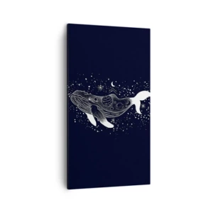 Impression sur toile - Image sur toile - Dans l'océan de l'univers - 45x80 cm