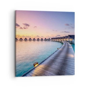 Impression sur toile - Image sur toile - Vacances - retour aux sources - 70x70 cm