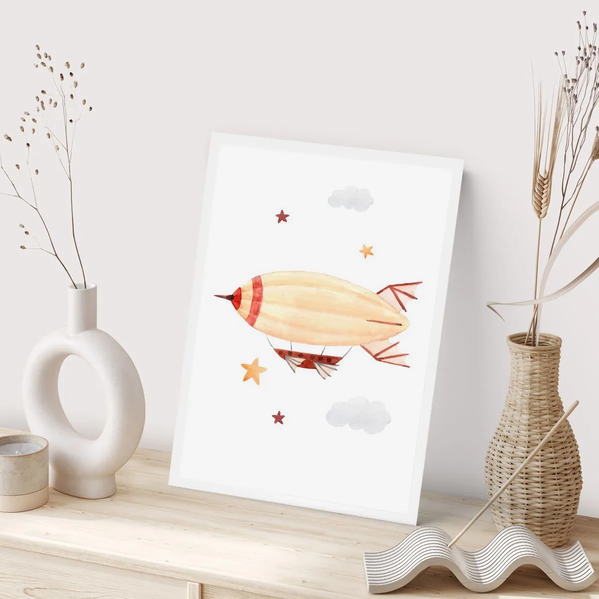 Affiche - Poster - Dirigeable - 61x91 cm