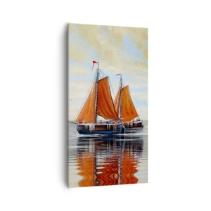 Impression sur toile - Image sur toile - He, navigue, marin - 55x100 cm