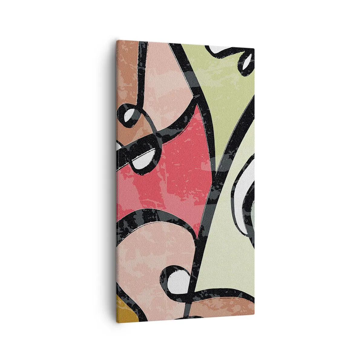 Impression sur toile - Image sur toile - Pirouettes parmi les couleurs - 55x100 cm