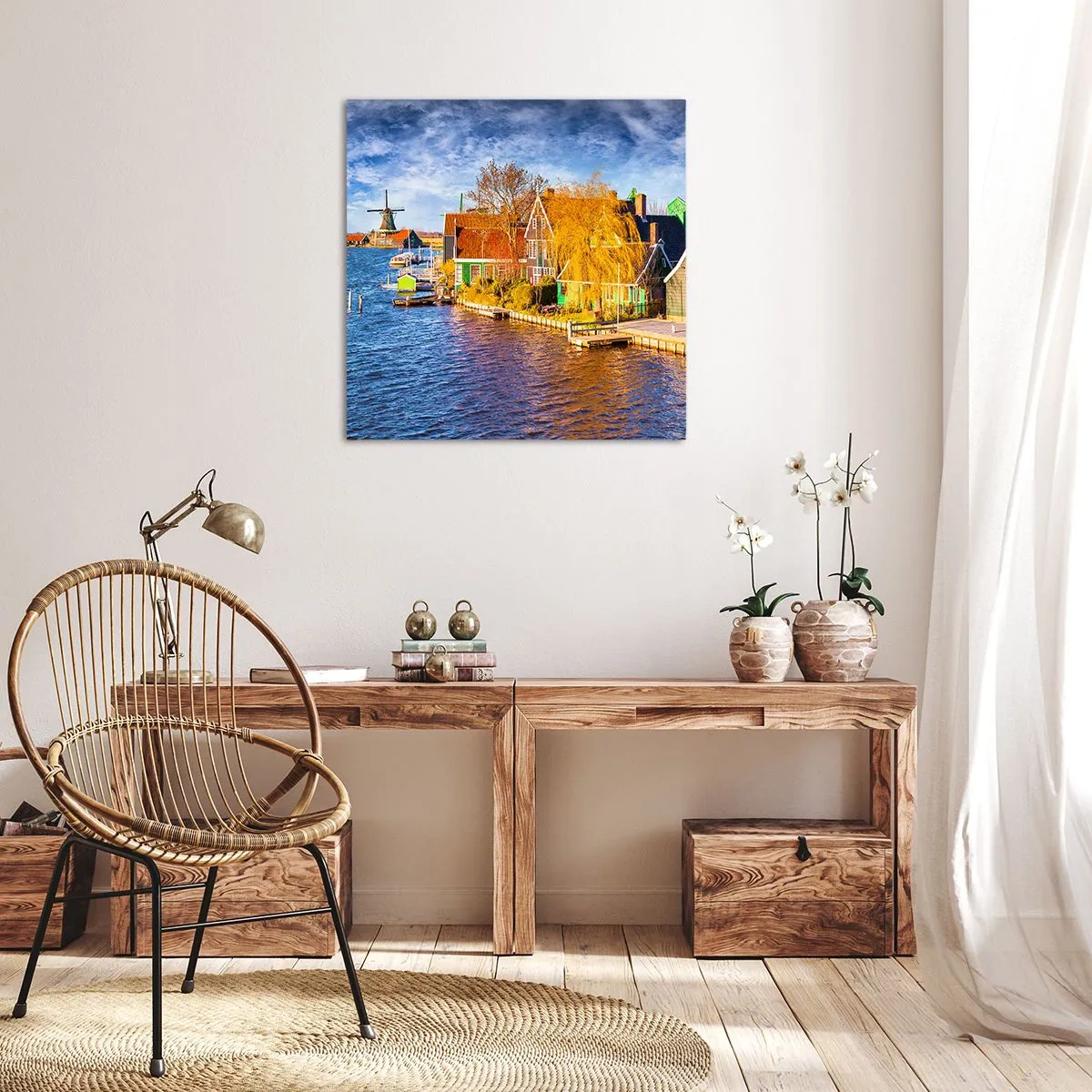 Impression sur toile - Image sur toile - C'est pareil depuis des lustres - 30x30 cm