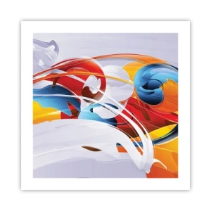 Affiche - Poster - La danse des éléments - 50x50 cm