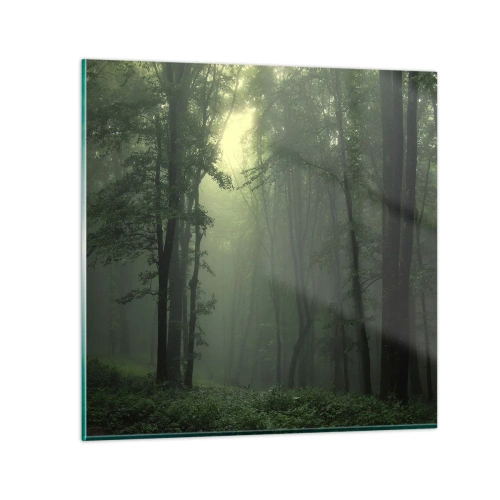 Impression sur verre - Image sur verre - Avant qu'il ne se réveille - 40x40 cm
