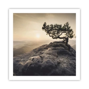 Affiche - Poster - La vie gagne toujours - 60x60 cm