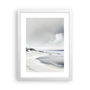 Affiche dans un cadre blanc - Poster - Ensemble depuis toujours - 30x40 cm