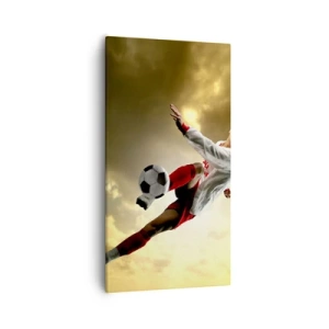 Impression sur toile - Image sur toile - Le paradis du football - 55x100 cm