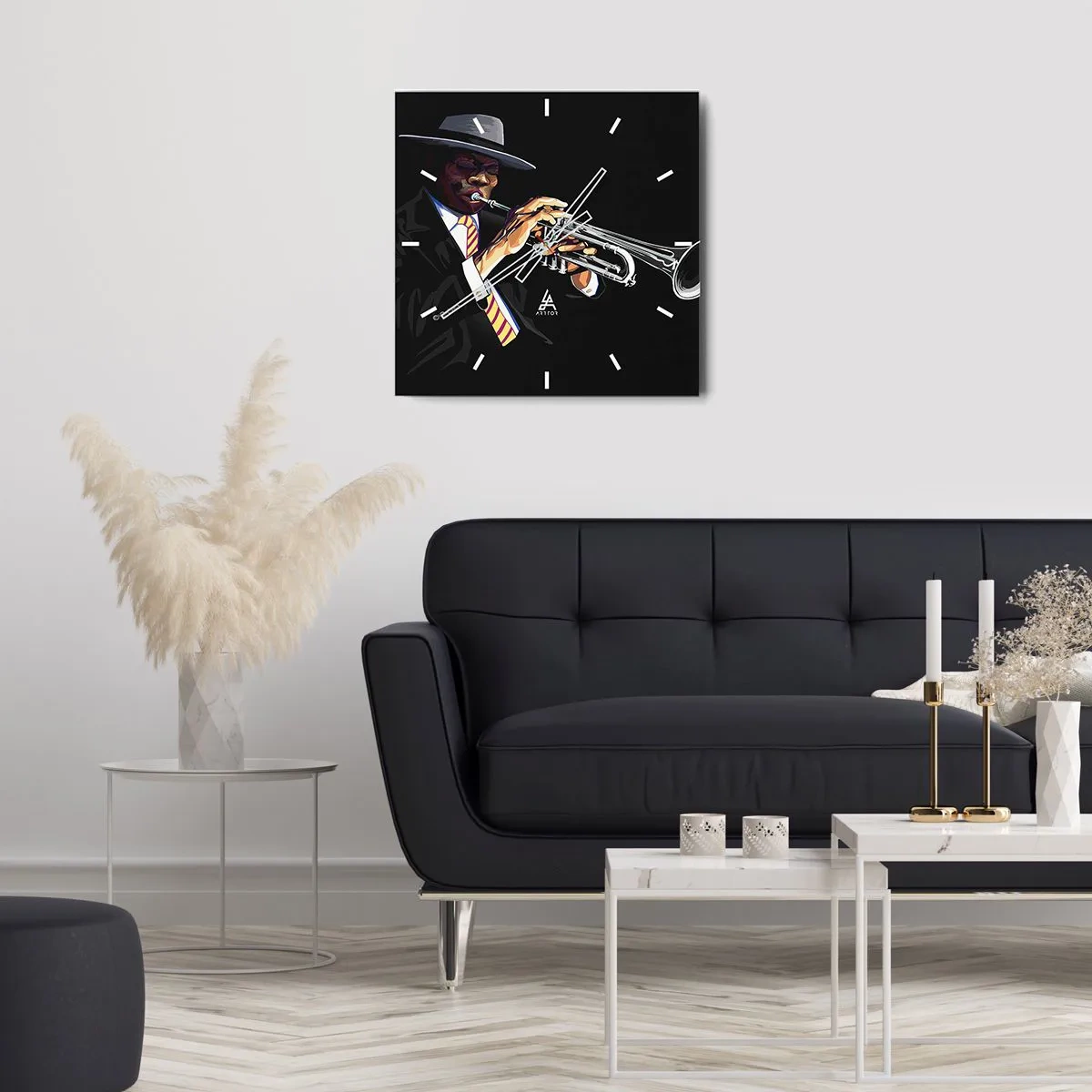 Horloge murale - Pendule murale - Le charme de la vieille école - 40x40 cm