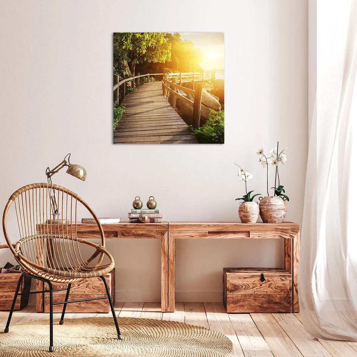 Impression sur toile - Image sur toile - Un autre tour, un autre miracle - 60x60 cm