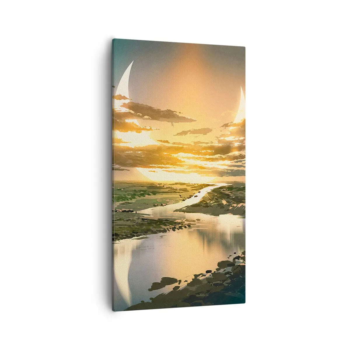 Impression sur toile - Image sur toile - Quelque part dans une galaxie lointaine, très lointaine - 55x100 cm