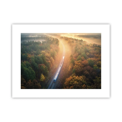 Affiche - Poster - Voyage printannier - 40x30 cm