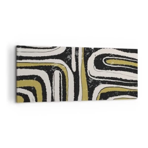 Impression sur toile - Image sur toile - Composition : routes et ruelles - 100x40 cm