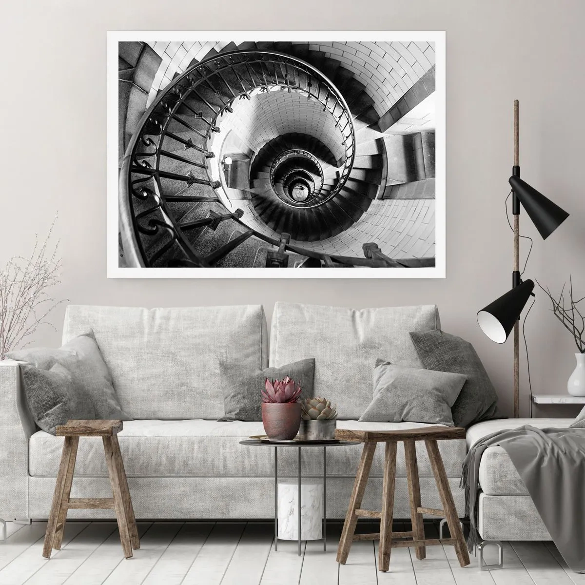 Affiche - Poster - De plus en plus haut - 70x50 cm