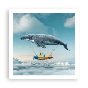 Affiche - Poster - Pourquoi pas? - 60x60 cm