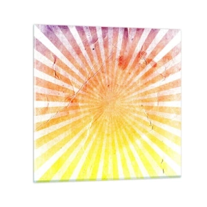 Impression sur verre - Image sur verre - Levant et couchant - 40x40 cm
