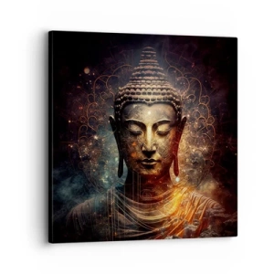 Impression sur toile - Image sur toile - Équilibre spirituel - 30x30 cm