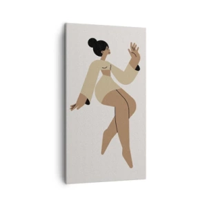 Impression sur toile - Image sur toile - Une forme gracieuse - 45x80 cm