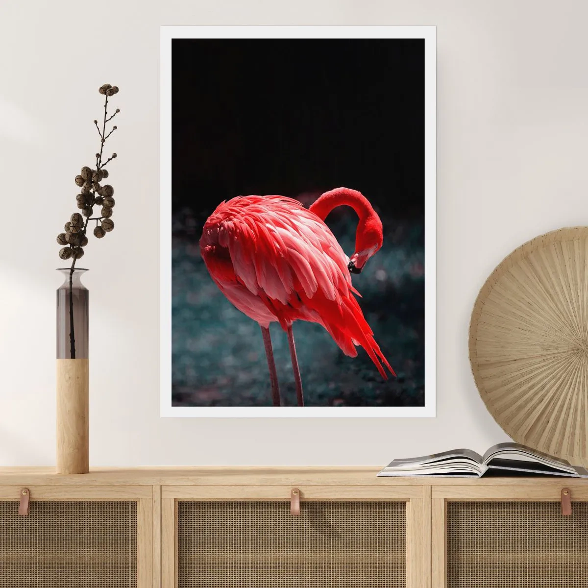 Affiche - Poster - Poème cramoisi de la nature - 70x100 cm