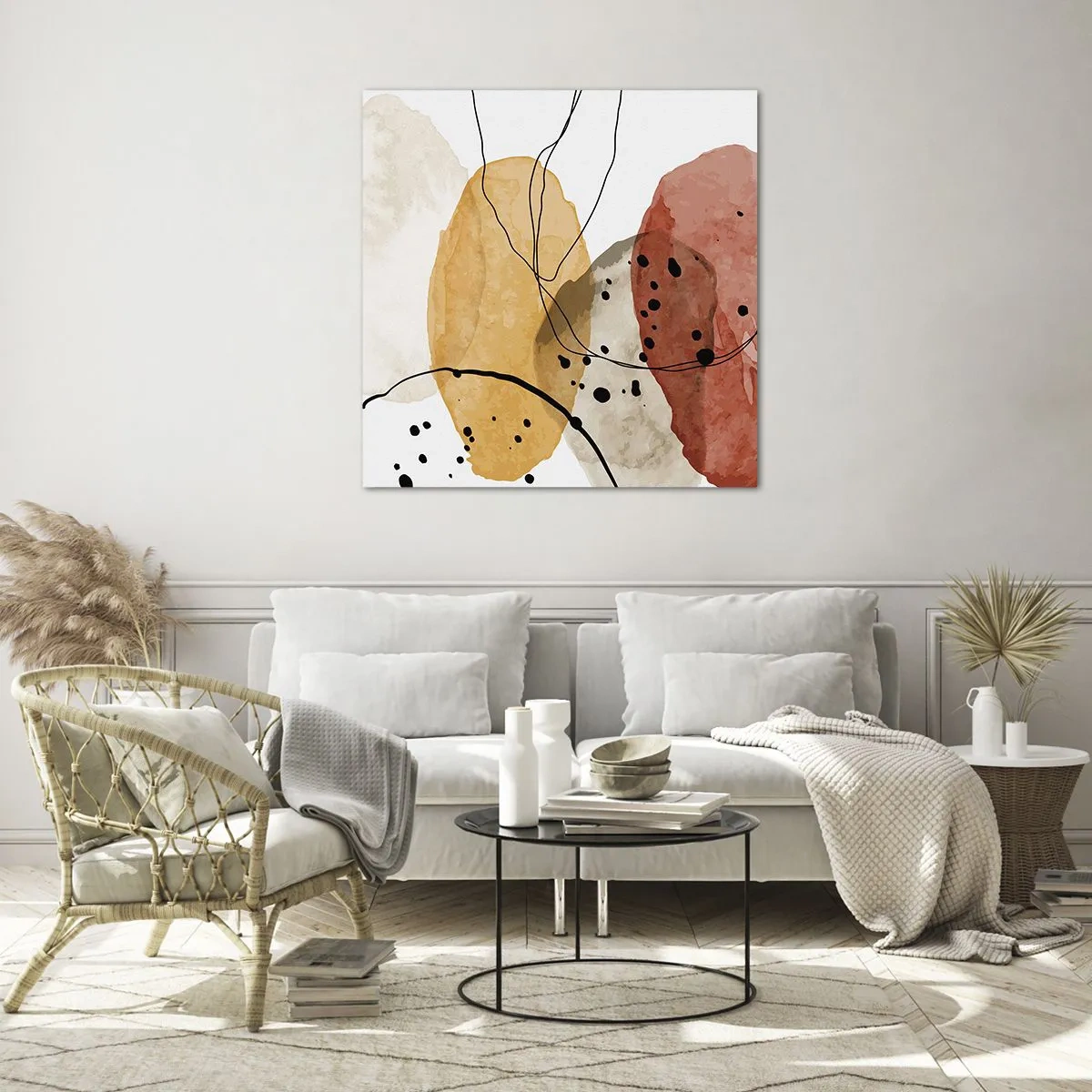 Impression sur verre - Image sur verre - Léger et transparent comme l'air - 50x50 cm