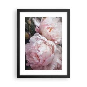 Affiche dans un cadre noir - Poster - Arrêté en pleine floraison - 30x40 cm