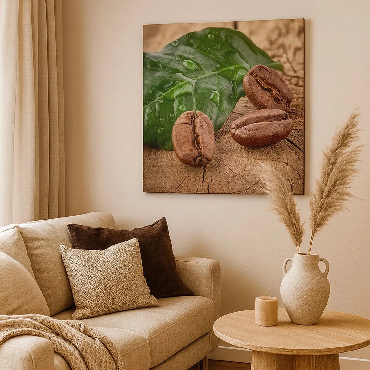 Impression sur toile - Image sur toile - La plus vraie et noire - 30x30 cm