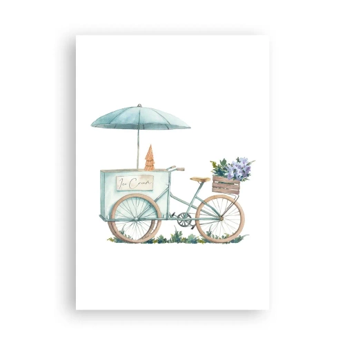 Affiche - Poster - Doux souvenir d'été - 70x100 cm