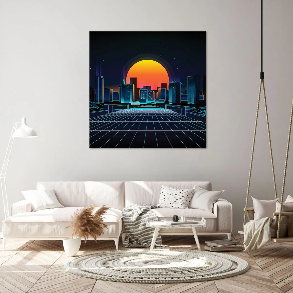 Impression sur toile - Image sur toile - Vous voulez toujours passer au réel ? - 40x40 cm