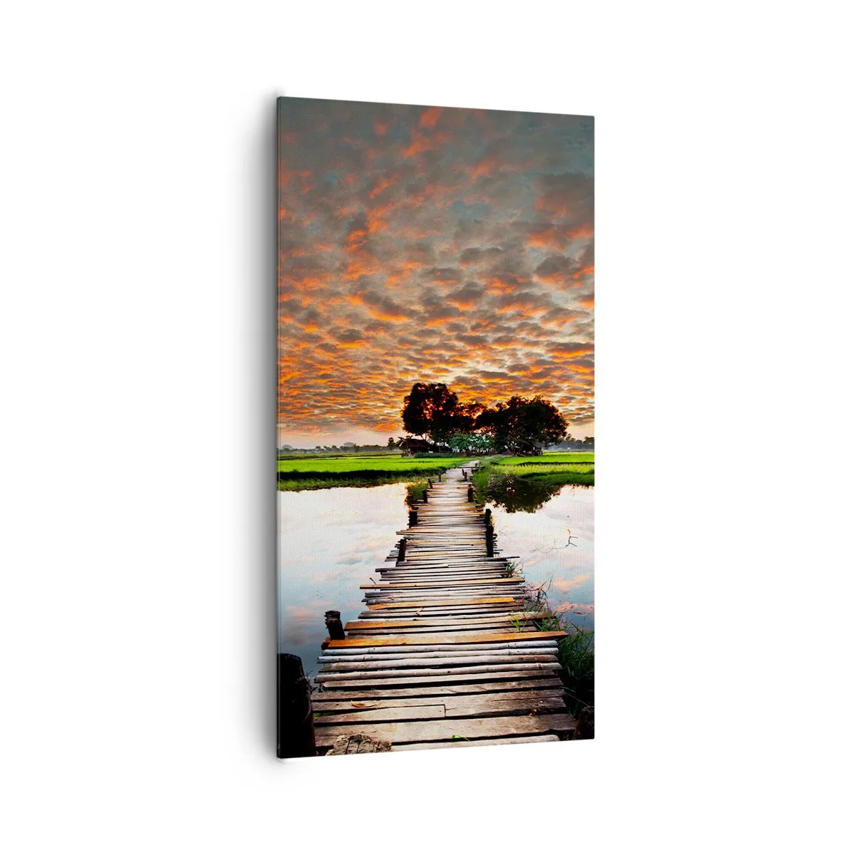 Impression sur toile - Image sur toile - Étendez vos bras - respirez - 65x120 cm